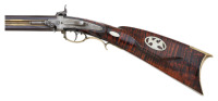 Very Fine Pennsylvania Swivel Breech Percussion Double Rifle - 4