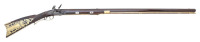 Fine American Halfstock Flintlock Rifle with Sharpe Lock