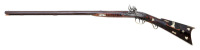 Attractive American Flintlock Double Buck & Ball Gun with Spies Locks - 2