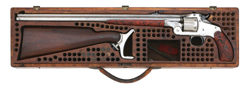 Smith & Wesson 320 Revolving Rifle with Period Shooter&rsquo;s Case