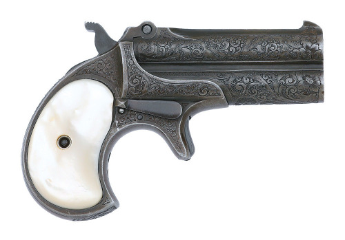 Finely Engraved Remington Model 95 Double Deringer