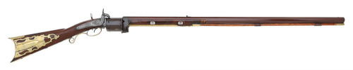 Extremely Fine & Rare New York Pill Lock Revolving Rifle By J&J Miller