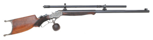 Stevens No. 52 Schuetzen Junior Rifle On No. 44 1/2 Action
