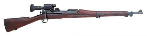 U.S. Model 1903 Bolt Action Rifle By Springfield Armory with Warner & Swasey Telescopic Musket Sight