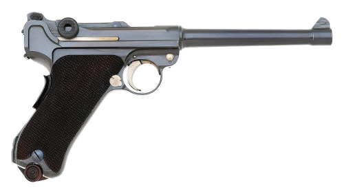 German Navy Model 1906 Altered First Issue Luger Pistol By DWM with Kiel Shipyard Markings