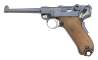 Early DWM Model 1900 Swiss Luger Pistol with Relieved Frame - 2