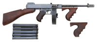 Extremely Desirable Fully-Transferable Colt U.S. Navy Overstamp Model 1921/1928 Thompson Submachine Gun