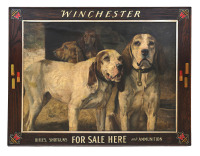 Desirable & Extremely Fine Winchester Bear Dog Advertising Print By H.R. Poore