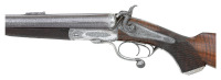 British 10 Bore Underlever Double Hammer Rifle Marked By John Wilkes - 3