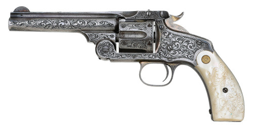 Attractive New York Engraved Smith & Wesson New Model No. 3 Revolver