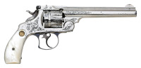 Rare Factory Engraved Smith & Wesson 38-40 Double Action Revolver - 2