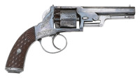 Cased Adams Patent Double Action Percussion Small Frame Revolver - 2