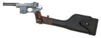 Pieper Model 1910 Bergmann Semi-Auto Pistol with Rare Holster-Stock - 2