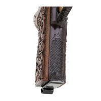 Rare & Excellent Sig P210 Luxus Grade Engraved & Gold Inlaid Pistol with Case - 4