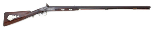 New Orleans Heavy Percussion Combination Gun By Allen & Hille Engraved &ldquo;Pocahontas&rdquo; Attributed To The Steamboat