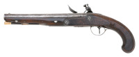 Attractive British Silver-Mounted Flintlock Officers Pistol By T. Richards - 2