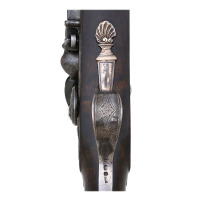 Attractive British Silver-Mounted Flintlock Officers Pistol By T. Richards - 4