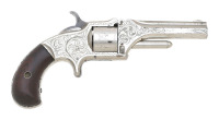 Engraved Marlin XXX Standard Model 1872 Pocket Revolver - 2