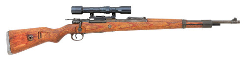 German Long Side Rail K98K Sniper Rifle By Gustloff Werke