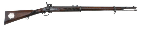 British Pattern 1858 Two-Band Percussion Prize Rifle By R.T. Pritchett Presented To Sergeant Chester Earles, 38th Middlesex Rifle Volunteers