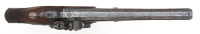 Interesting Cased Pair Of British Flintlock Pistols with Richardson Locks & Kuchenreiter Barrels - 3