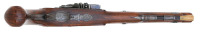Interesting Cased Pair Of British Flintlock Pistols with Richardson Locks & Kuchenreiter Barrels - 5