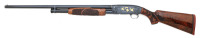 Custom Engraved & Gold Inlaid Winchester Model 12 Pigeon Grade Slide Action Shotgun - 2