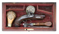 Henry Deringer Percussion Pocket Pistol with Period Accessories