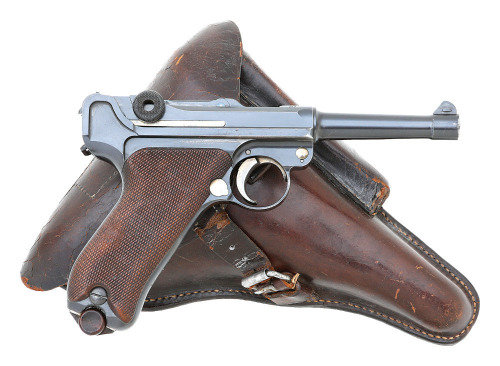 Rare DWM P.08 Police Luger Pistol with G.M.S.G. Markings