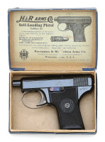 Excellent Harrington & Richardson .25 Self Loading Pistol with Box - 2