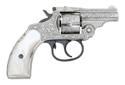 Engraved Harrington & Richardson Model 35 &ldquo;Bicycle Premier&rdquo; Revolver