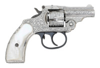 Engraved Harrington & Richardson Model 35 &ldquo;Bicycle Premier&rdquo; Revolver
