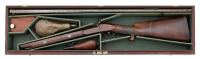Cased Manton & Son Percussion Halfstock Fowler - 2