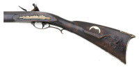 Pennsylvania Fullstock Flintlock Rifle By Henry Leman - 3