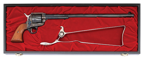 Scarce And Excellent Colt Second Generation Single Action Army Lawman Series Wyatt Earp Commemorative Revolver