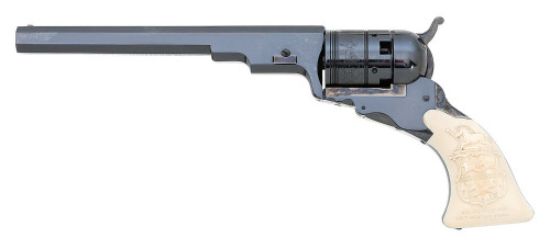 Lovely Colt No. 5 Texas Model Paterson Percussion Revolver By Uberti