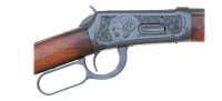 Engraved Winchester Model 1894 Lever Action Carbine - 4