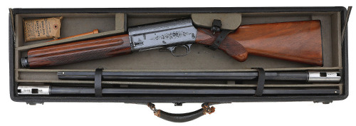 Browning Pre-War Auto-5 Grade II Semi-Auto Shotgun Two Barrel Set