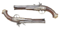 Pair Of Spanish Flintlock Miquelet Pistols By Molas - 2