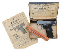Fine Harrington & Richardson 32 Self-Loading Pistol with Box