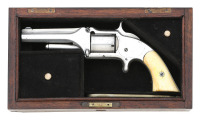 Cased Smith & Wesson No. 1 1/2 First Issue Revolver
