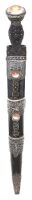 Very Fine Scottish Silver-Mounted Argyll And Sutherland Highlanders Dirk By Marshall & Sons - 3
