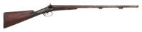 British Percussion Double Hammergun by Bentley & Son