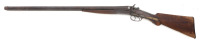 W.H. Hamilton Side Hammer Double Shotgun