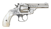 Engraved Smith & Wesson Third Model 38 Double Action Revolver - 2