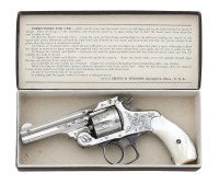 Engraved Smith & Wesson Third Model 38 Double Action Revolver