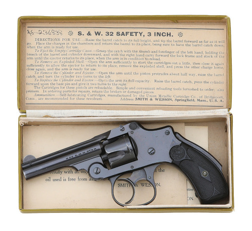 Smith & Wesson Second Model 32 Safety Hammerless Revolver
