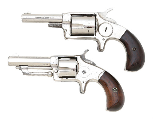 Pair of Antique American Single Action Pocket Revolvers