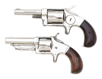 Pair of Antique American Single Action Pocket Revolvers