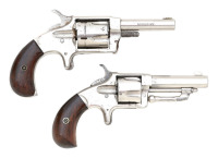 Pair of Antique American Single Action Pocket Revolvers - 2